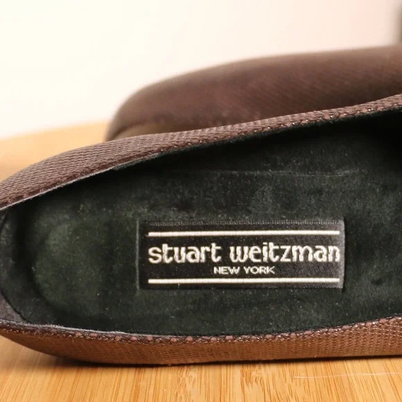 Vintage Stuart Weitzman heels pumps brown bronze estimated women’s size 9 - Picture 8 of 8